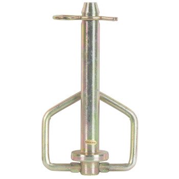 SpeeCo S071021C0 Hitch Pin, 5/8 in Dia Pin, 5-3/4 in L, 4-1/4 in L Usable, 2 Grade, Steel, Yellow Zinc Dichromate