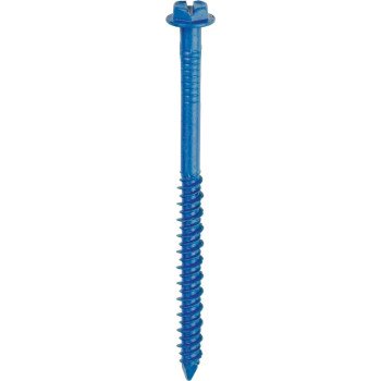 Tapcon 24315 Screw Anchor, Hex Drive, Steel, Climaseal