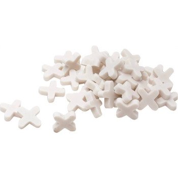 Marshalltown 15487 Tile Spacer, 1/4 in L, Plastic, White