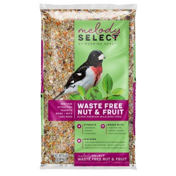 Morning Song Melody Select Series 14055 Waste Free Nut & Fruit, Premium, 5 lb Bag