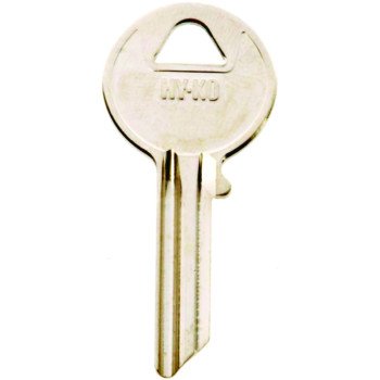 Hy-Ko 11010Y52 Key Blank, Brass, Nickel, For: Yale Cabinet, House Locks and Padlocks