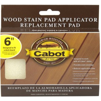 Cabot 63 Applicator Pad Refill, 6 in L Pad