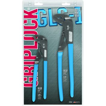 Channellock GRIPLOCK Series GLS-1 Plier Set, Steel