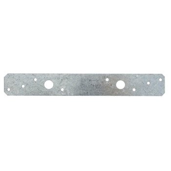 Simpson Strong-Tie LSTA Series LSTA9 Strap Tie, 9 in L x 1-1/4 in W Dimensions, 20 ga, Steel, Galvanized/Zinc