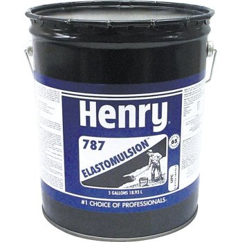 Henry HE787074 Damp Proofing, Black, 18.93 L Pail, Liquid