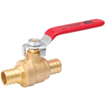 B & K 107-342NL Ball Valve, 3/8 in Connection, PEX, 400/160 psi Pressure, Brass Body