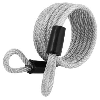 Master Lock 65D Looped End Cable, Steel Shackle