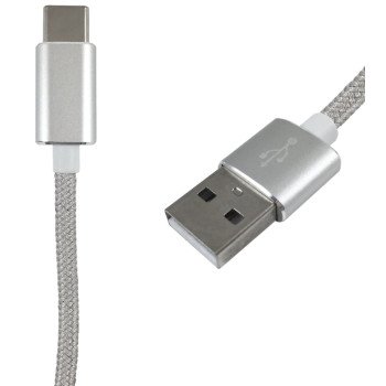 Zenith PM1003UCBW USB Cable, Silver Sheath