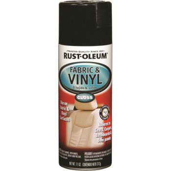 Rust-Oleum 248918 Automotive Upholstery Paint, Gloss, Black, 11 oz, Can