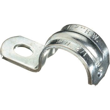 Halex 61105B Conduit Strap, Steel, Zinc-Plated