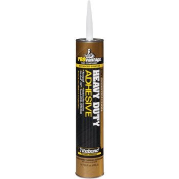 Titebond PROvantage 5252 Construction Adhesive, Light Brown, 28 oz Cartridge