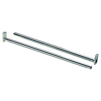 National Hardware DPV209 N338-301 Closet Rod, 18 to 30 in L, Steel, Bright