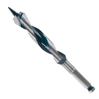 Bosch Daredevil NKST14 Auger Drill Bit, 7/8 in Dia, 7-1/2 in OAL, Open-Faced, Wide Flute, 7/16 in Dia Shank