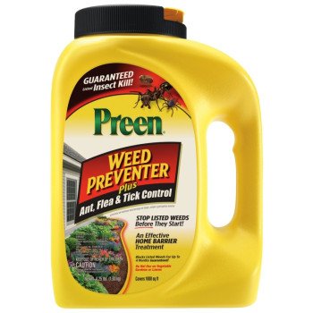 Preen 2464070 Weed Preventer, Granular Solid, 4.25 lb