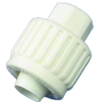 Flair-It 16871 Tube to Pipe Adapter, 1/2 x 1/8 in, Compression x FPT, Polyoxymethylene, White