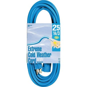 2627 25'14/3SJTW 15A BLUE CORD