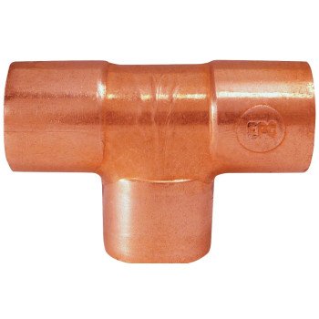 Elkhart Products 80010 Pipe Tee, 3/4 in, Sweat, Copper