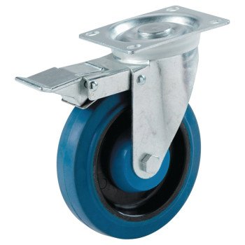 9262 WHEEL BLUE RUBBER W/ BRK 