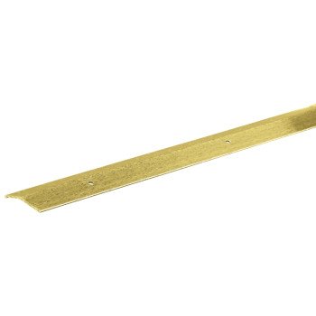 Frost King H591HG/3 Carpet Bar, 3 ft L, 1-3/8 in W, Smooth Surface, Aluminum, Gold, Hammered