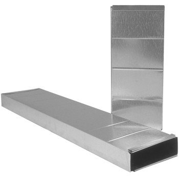 Imperial GV0219 Stack Duct, 48 in L, 10 in W, 3-1/4 in H, 30 Gauge, Galvanized Steel