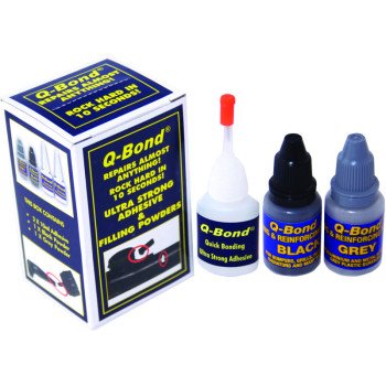 Q-Bond QB2 Adhesive Repair Kit, Liquid, Irritating, Colorless, 5 mL Bottle