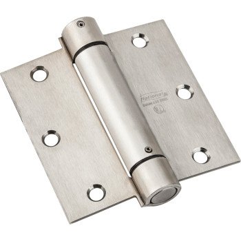 National Hardware N350-785 Spring Hinge, Stainless Steel, Zinc, 30 lb