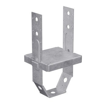 Simpson Strong-Tie PBS PBS66 Post Base, 6 x 6 in Post, 12 ga Gauge, Steel, Galvanized/Zinc