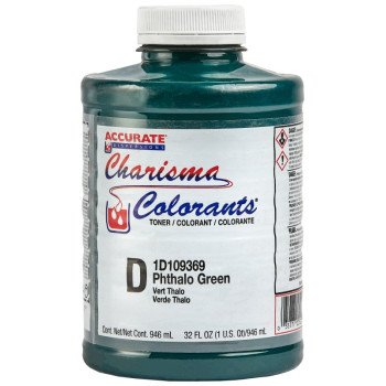 Charisma ACC009369-14 Colorant, D-Phthalo Green, 1 qt