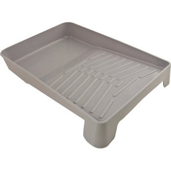 Wooster BR549-11 Paint Tray, 16-1/2 in L, 11 in W, 1 qt, Polypropylene Co-Polymer, Gray