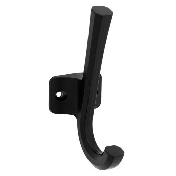 National Hardware Powell N337-912 Angled Hook, 60 lb, Aluminum, Matte