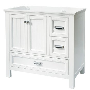 Craft + Main Brantley Series BAWV4822D Bathroom Vanity, 48 in W Cabinet, 21-1/2 in D Cabinet, 34 in H Cabinet, Wood