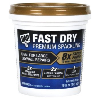 DAP 7079818440 Fast Dry Spackling, Off-White, 16 fl-oz