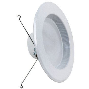 Feit Electric LEDR56B/927CA/MP/6 Recessed Downlight, 75 W, 120 V, LED Lamp, Aluminum, White, 6/PK