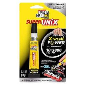 The Original Super Glue SUPERUNIX 11710504 Universal Instant Adhesive, Gel, Characteristic, Clear, 3 g