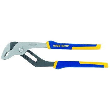 Irwin 2078510 Groove Joint Plier, 10 in OAL, 2 in Jaw Opening, Blue/Yellow Handle, Cushion-Grip Handle