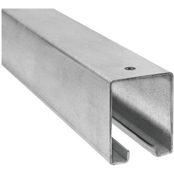 National Hardware N105-676 Box Rail, Steel, Galvanized, 1-57/64 in W, 2-13/32 in H, 6 ft L