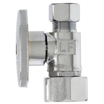 Plumb Pak PP2103LF Repair Valve, 1/2 x 3/8 in Connection, FIP Swivel x Compression, Brass Body