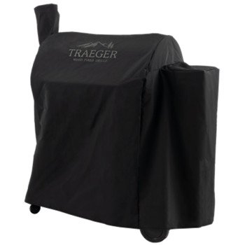 Traeger Pro 780 BAC504 Full-Length Grill Cover, 23-1/2 in W, 42-3/4 in D, 43-1/2 in H, Polyester, Black