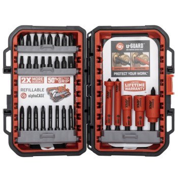 Crescent APEX u-GUARD CAUGSET-30 Fastening Set, 30-Piece, Steel, Black Oxide