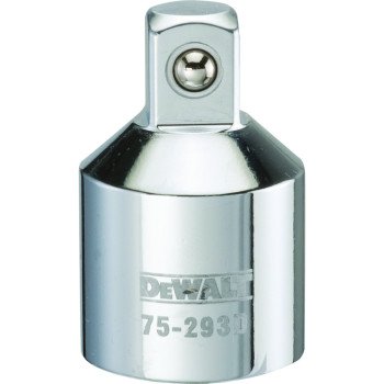 DEWALT DWMT75293OSP Reducing Adapter, 3/4 in Drive, Female Drive, 1/2 in Output Drive, Male Output Drive, 2-1/8 in L