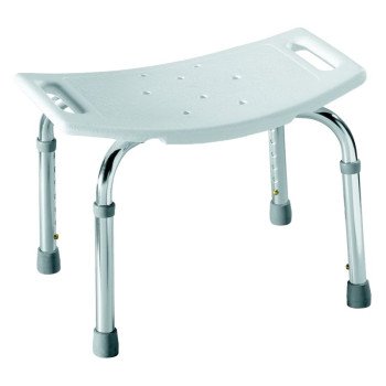 Moen Home Care Series DN7025 Shower Seat, 250 lb, Plastic Seat, Stainless Steel Frame