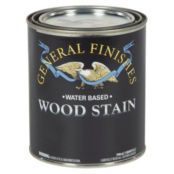 GENERAL FINISHES WNQT Wood Stain, Tint Base, Natural, Liquid, 1 qt, Can