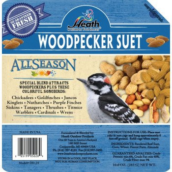 Heath DD-24 Suet Cake, All-Season, 10 oz