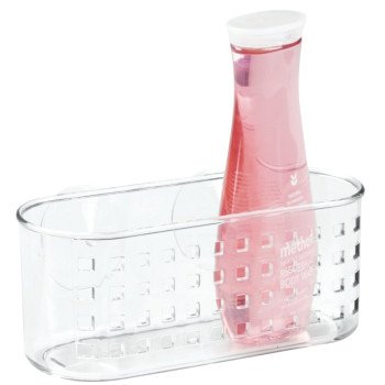 iDESIGN 41600 Shower Caddy, Plastic, 5.2 in OAW, 4.3 in OAH, 10.2 in OAD