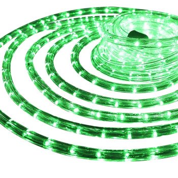 Hometown Holidays 1380-05 Rope Light, 18 ft L, 120 V, 144-Lamp, Green Light, LED Lamp