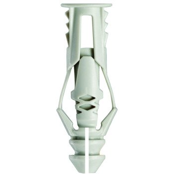 Cobra Anchors 171S Wall Anchor, Polyethylene, Chrome, 35 lb