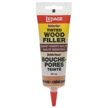 LePage 442194 Wood Filler, Paste, Red Oak, 90 mL Tube