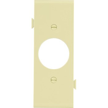 Eaton Wiring Devices STC7V Sectional Wallplate, 4-1/2 in L, 2-3/4 in W, 1 -Gang, Polycarbonate, Ivory, High-Gloss