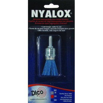 Dico 541-787-3/4 End Brush, 3/4 in Dia, Nylon Bristle