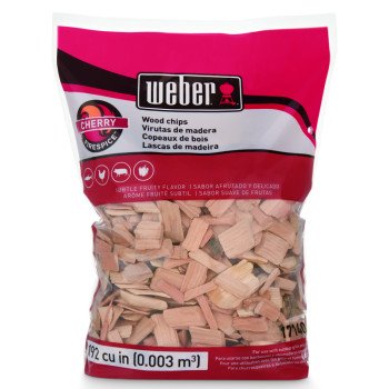 Weber 17140 Smoking Chips, Cherry, Wood, 192 cu-in Bag